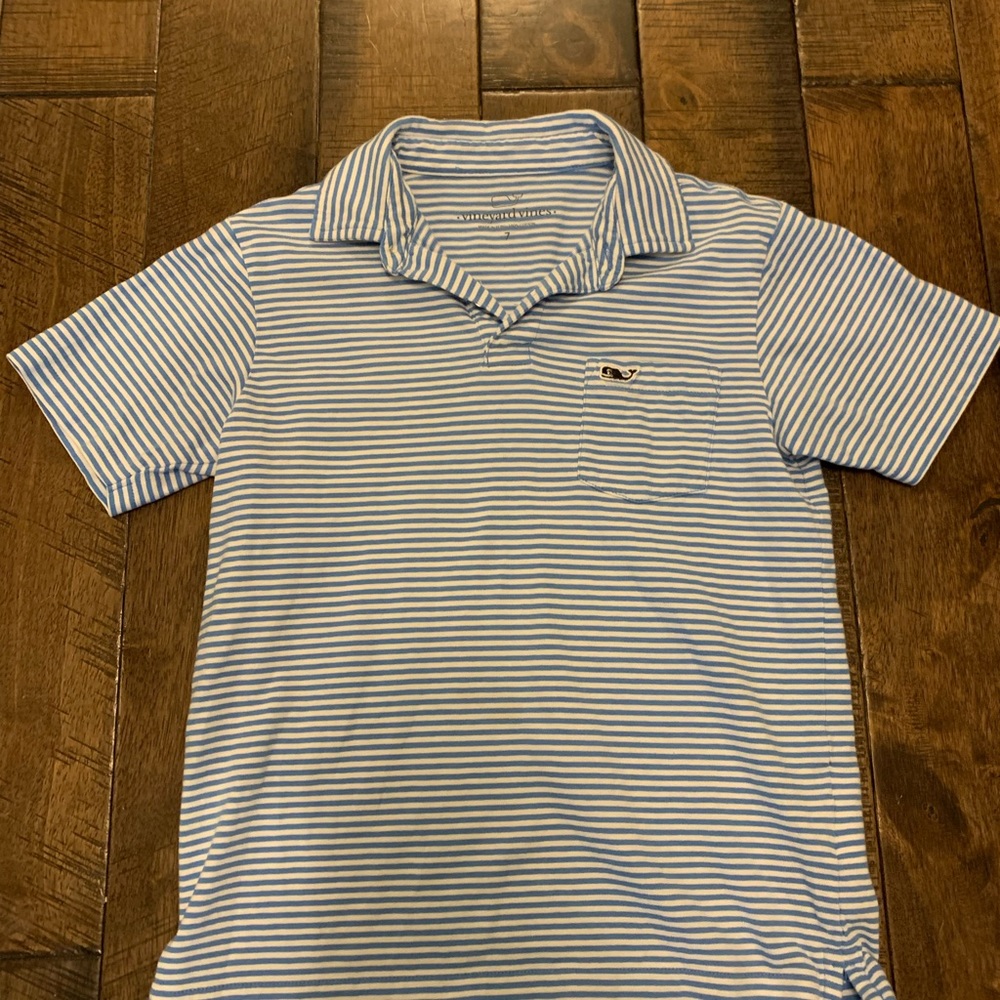 Vineyard Vines boys 7 polo